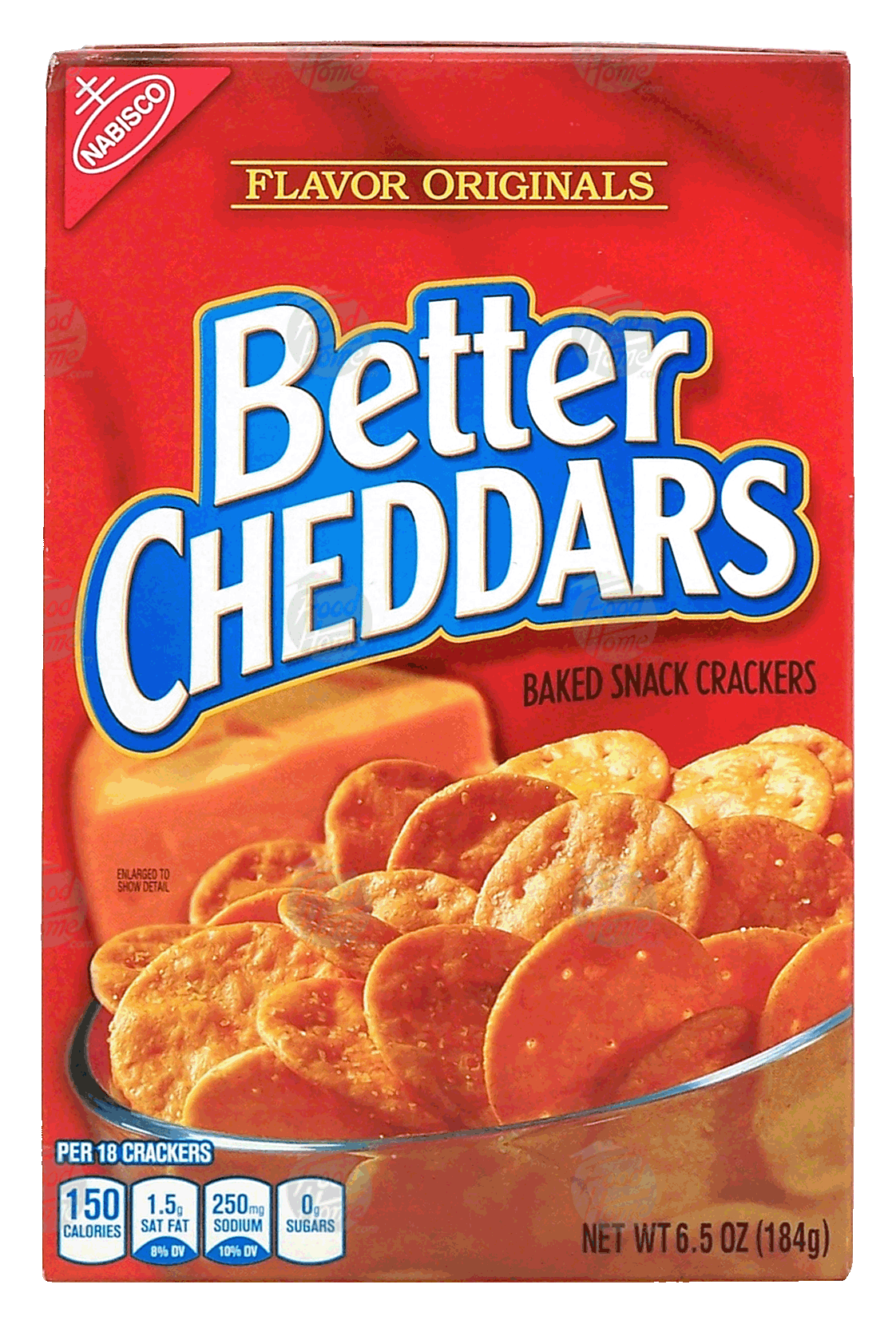 Nabisco Better Cheddars baked snack crackers Full-Size Picture